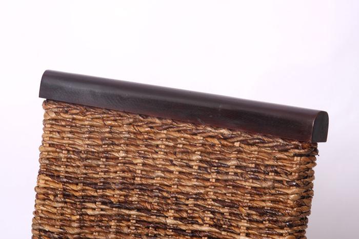 Immagine prodotto Mendler 6x Sedia da pranzo Sedia in vimini M45 Sedia Banana Wicker - scura, senza cuscini