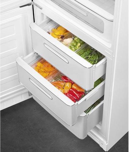 Produktbild Smeg Kühl-Gefrierkombination FAB32LWH5 Weiss, Links (331 l)