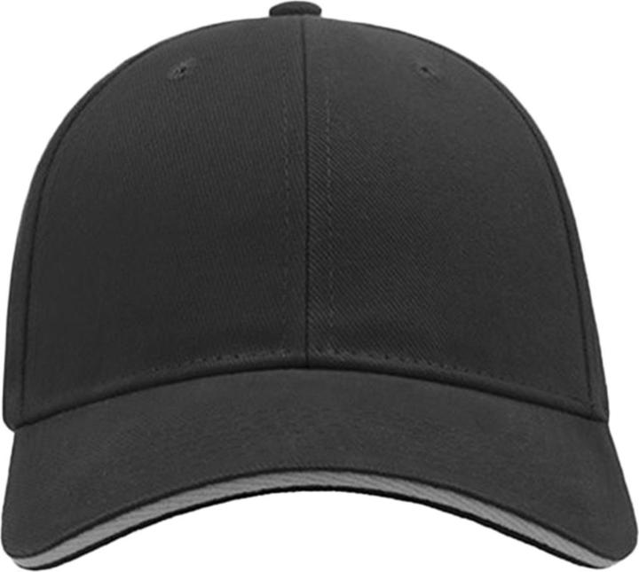 Image du produit Atlantis Casquette de baseball Liberty avec 6 panneaux en coton brossé (Taille unique)
