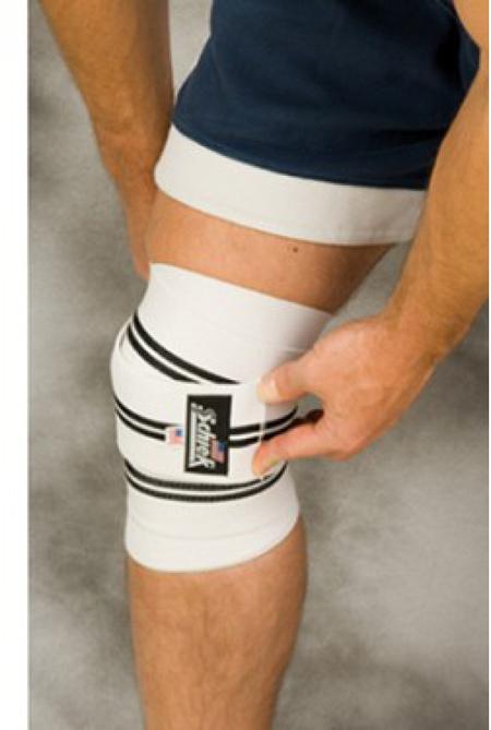 Actual product image Schiek Knee Wraps Model 1178 WHITE (One size)