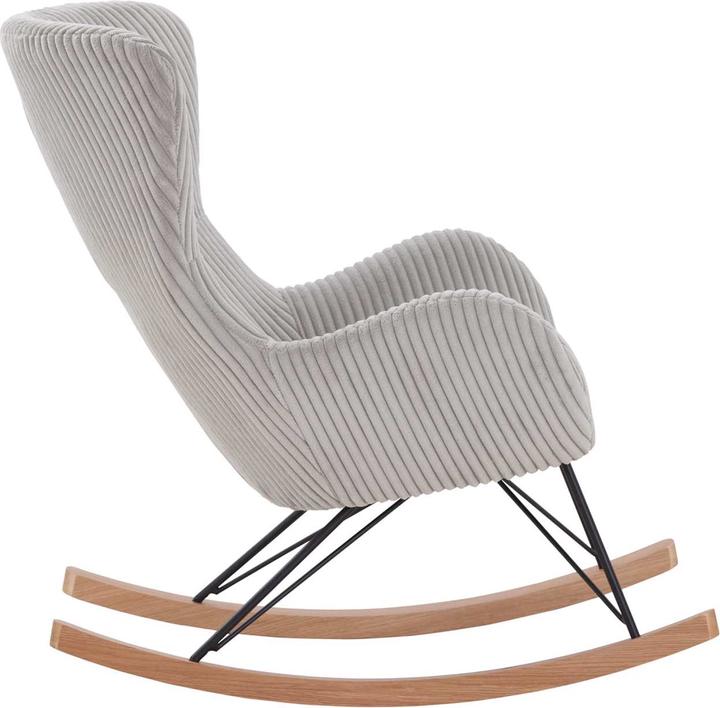 Immagine prodotto SalesFever Sedia a dondolo Texture Tessuto Grigio
