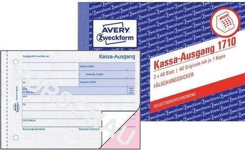 Produktbild Avery Kassa-Ausgang (40 x)