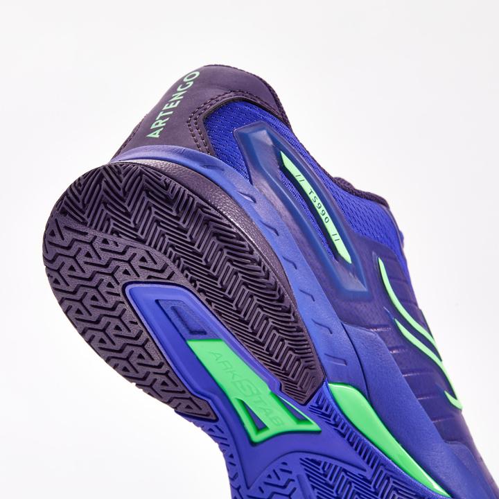 Actual product image Artengo Tennisschuhe Kinder - TS 990 Jr Blau/Grün (39)