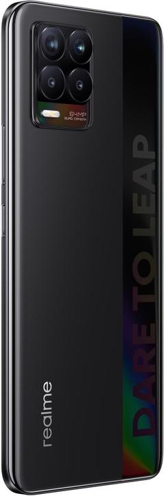 Produktbild realme 8 (64 GB, Cyber Black, 6.40", Dual SIM + SD, 64 Mpx, 4G)