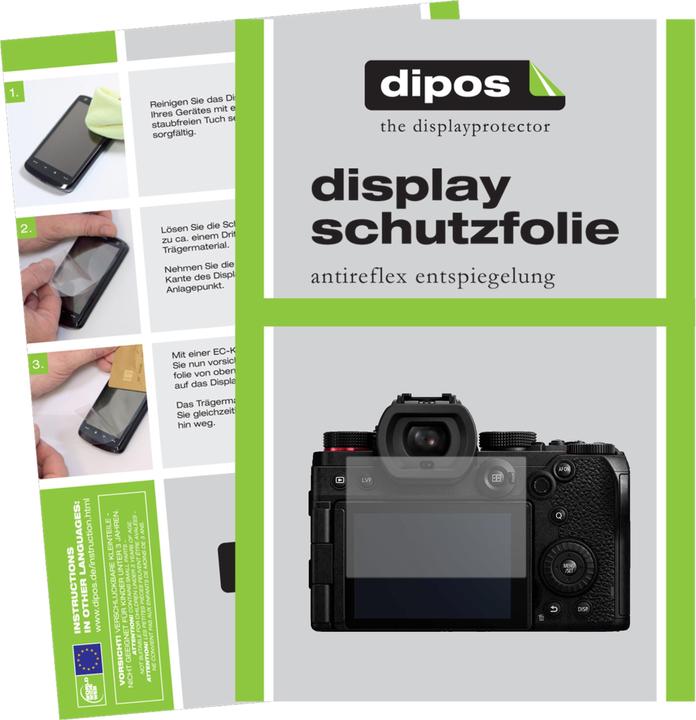 Dipos Displayschutzfolie Antireflex (Displayschutz, Lumix DC-S5)