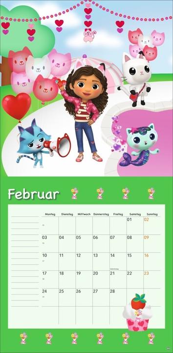 Image du produit Gabby's Dollhouse calendrier broché 202 (29,5 x 30 cm, Couverture rigide, Allemand)
