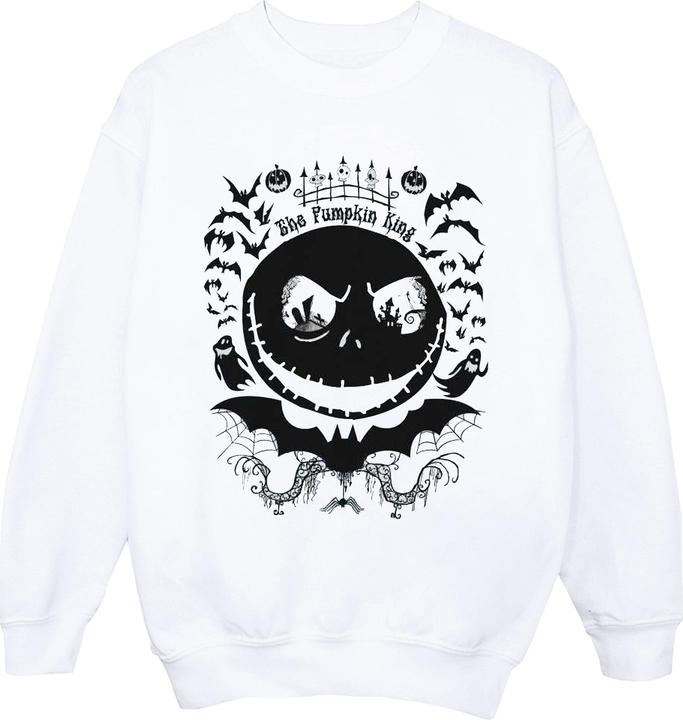 Actual product image Disney Mens Nightmare Before Christmas Jack The Pumpkin King Sweatshirt (S)