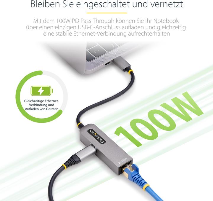 Produktbild StarTech Ethernet Adapter (USB-C, RJ45 (1x))