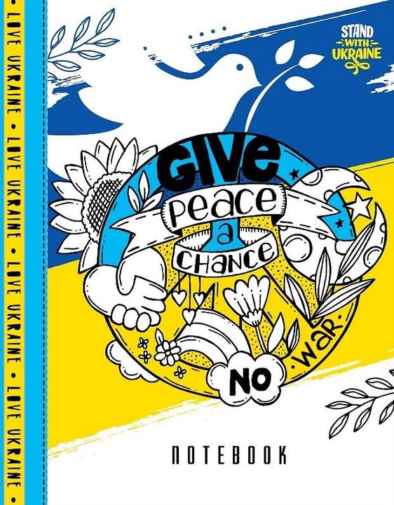 Produktbild Fresh Dekoratives Notizbuch A5/64K Raster TW Peace – Raum (A5, Kariert)
