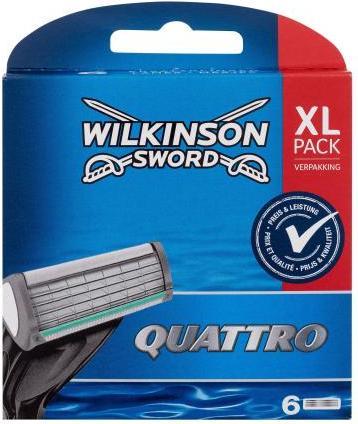 Image du produit Wilkinson Lames de rasoir Quattro pour hommes 6 pièces (6 x)