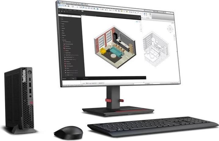 Produktbild Lenovo ThinkStation P3 Tiny (Intel Core i7-14700, 32 GB, 1000 GB, RTX A400)