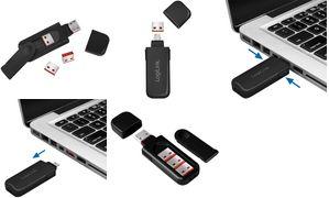 Actual product image LogiLink USB-A-Port lock (1x key and 4x locks)