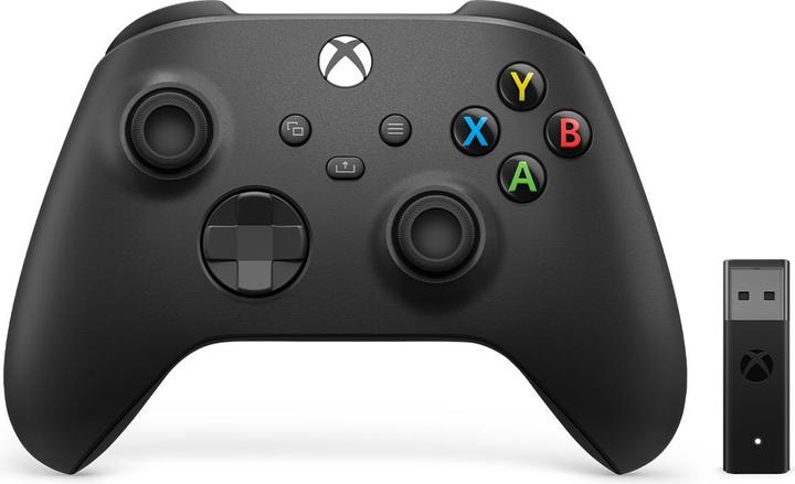 Microsoft Xbox Wireless Controller + Wireless Adapter for Windows 10 (Xbox One X, Xbox Series X, PC, Xbox One S, Xbox Series S)