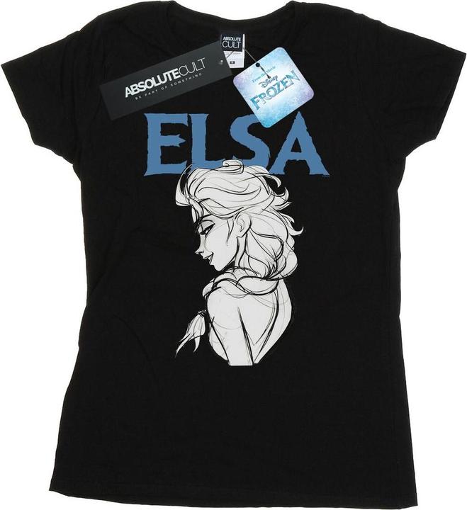 Immagine prodotto Disney Frozen Elsa Profile Sketch Maglietta Donna (S)