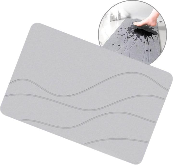 Image du produit Hermex Tapis de bain en pierre (60 x 39 cm)