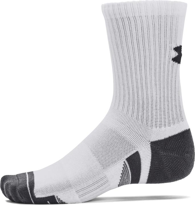 Actual product image Christina Aguilera Under Armour Performance Cotton Mid-Crew Socks White (3x) (36, 42)