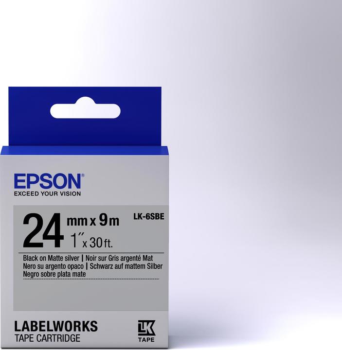 Actual product image Epson Lk-6sbe9 (2.40 cm, Black)