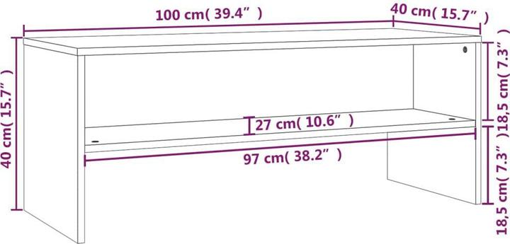 Immagine prodotto VidaXL Brock (100 x 40 x 40 cm)