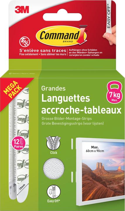 Actual product image Command Languettes Accroches Tableaux L, Multipack (7.20 kg)