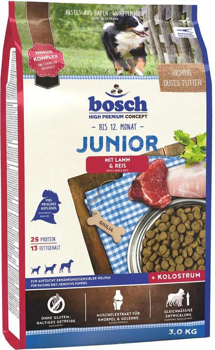 Image du produit Bosch Petfood Junior agneau & riz (Junior, 1 pcs, 3000 g)