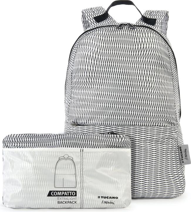 Tucano Compatto Pop Mendini Backpack Weiss/Schwarz (25 l)