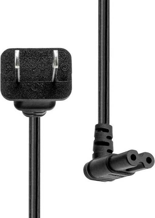 Actual product image ProXtend Power Cord US type A to angled C7 2M Blac (2 m)