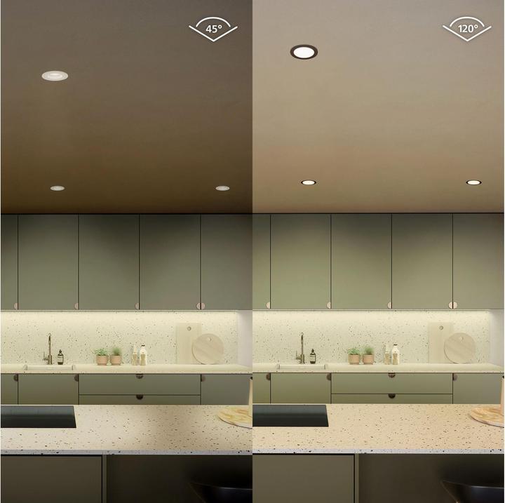 Actual product image Philips Hue White & Color Ambiance Slim Recessed (650 lm)