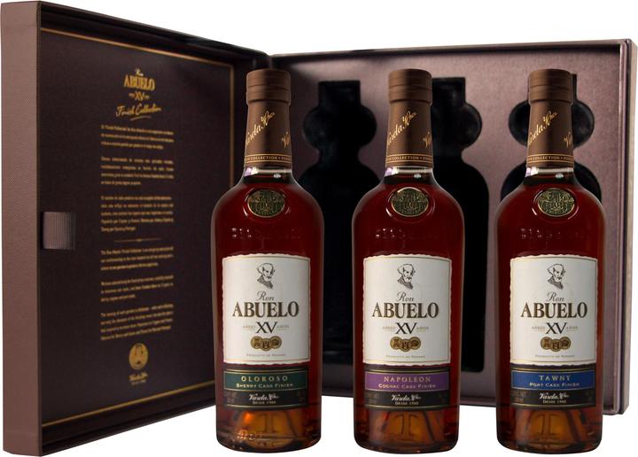 Image du produit Ron Abuelo Coffret cadeau rhum XV Col. Set 40% 3 x 0.2 l (3 x 20 cl)