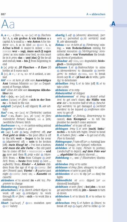 Actual product image Das grosse Schulwörterbuch Klausurausgabe Englisch (German, English, 2023)
