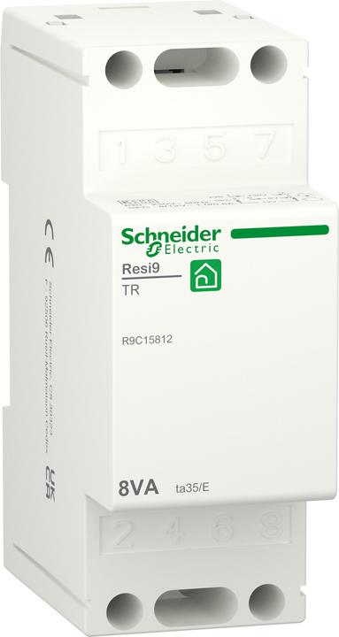 Actual product image Schneider Electric R9C15812 Resi9 bell transformer iTR 230V 50-60 Hz