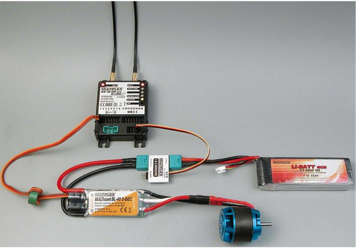 Produktbild Multiplex Telemetrie Strom-Sensor 35 A (M6) für M-LINK Empfänger
