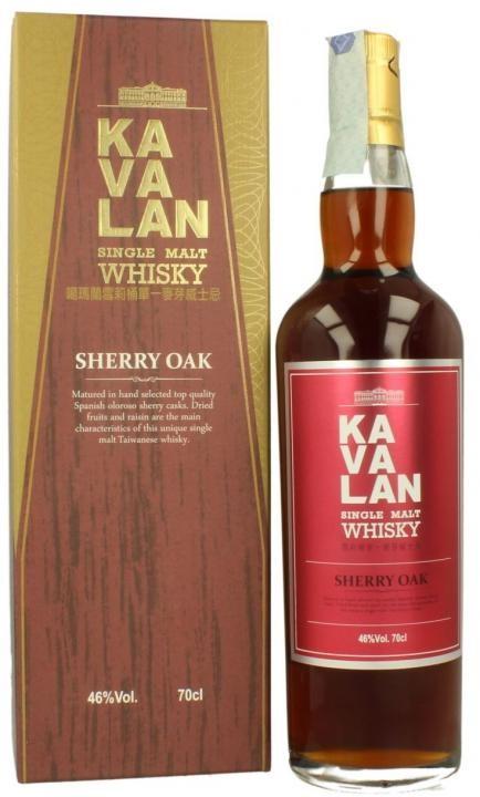 Immagine prodotto Kavalan Sherry Oak Matured (Single Malt, 1 x 70 cl)