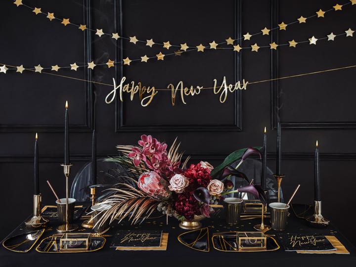 Actual product image Partydeco Golden star garland (3.6m)