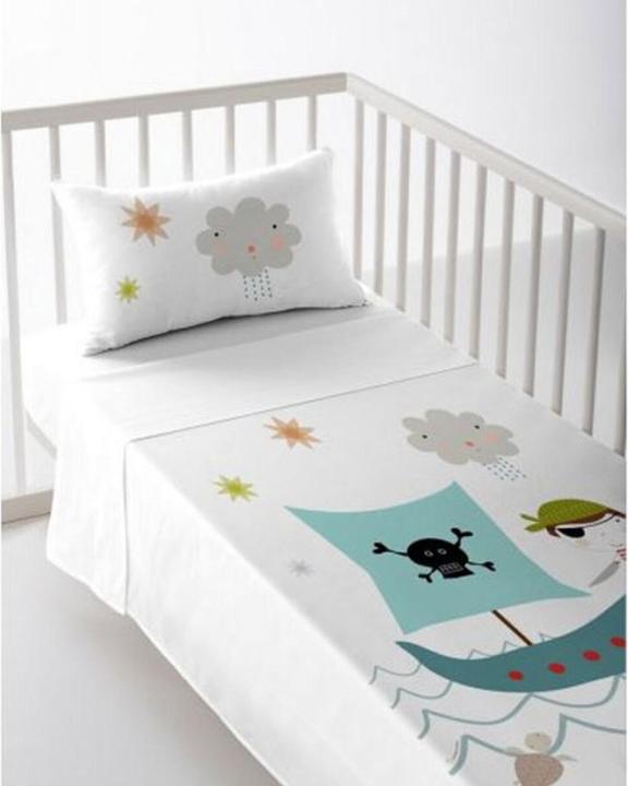 Image du produit Haciendo el Indio Ensemble de literie pour lit bébé Pirate (60 cm lit bébé)