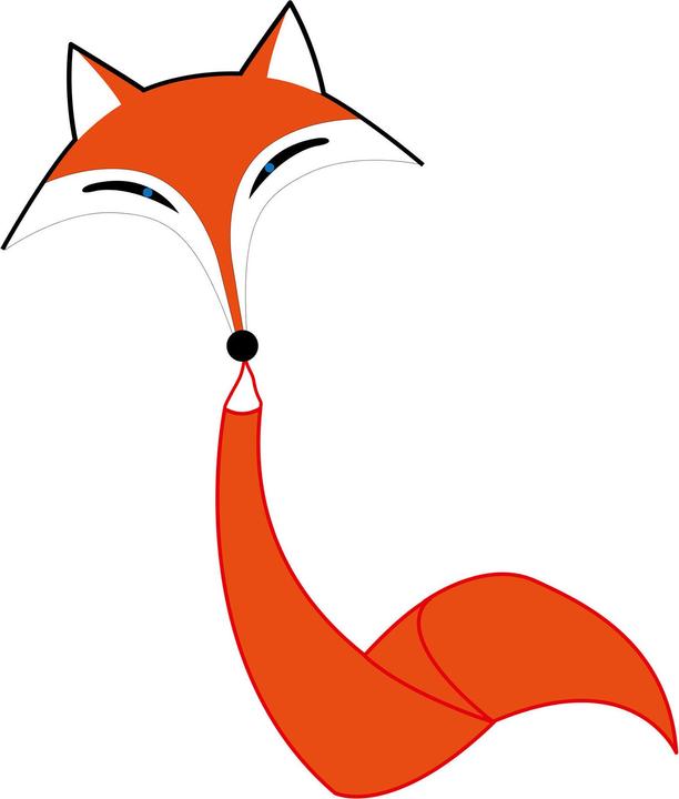 Invento Drachen Ecoline Fox Kite 96x76 cm, ab 5 Jahren, inkl. Griff mit 25 m Schnur