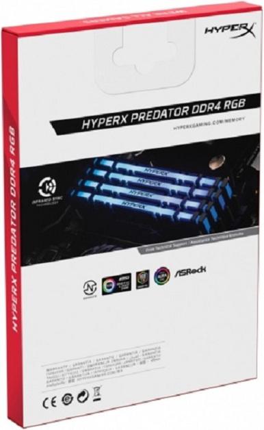 Produktbild Kingston HyperX Predator RGB (4 x 16GB, 3600 MHz, DDR4-RAM, DIMM)
