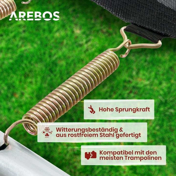 Produktbild Arebos Trampolin Federn 215 mm 24 Stück