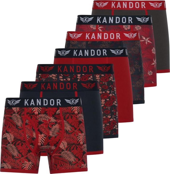 Kandor Florid Boxershorts (7erPack)