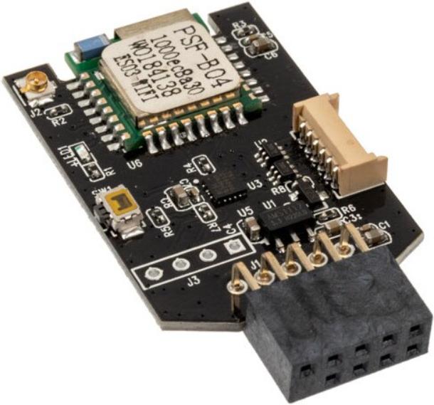 Actual product image Silverstone ES03-Wifi PC Power on/off WLAN Switch