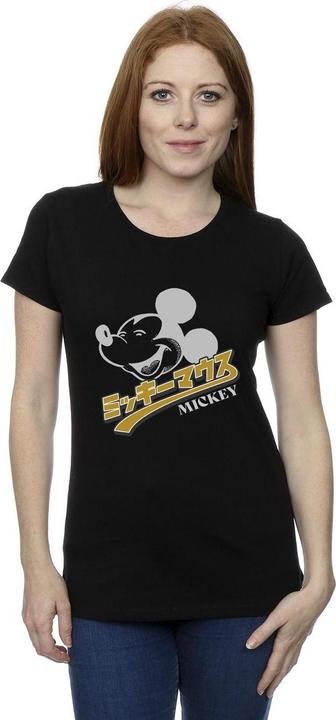 Actual product image Disney Womens/Ladies Mickey Mouse Japanese Cotton T-Shirt (S)