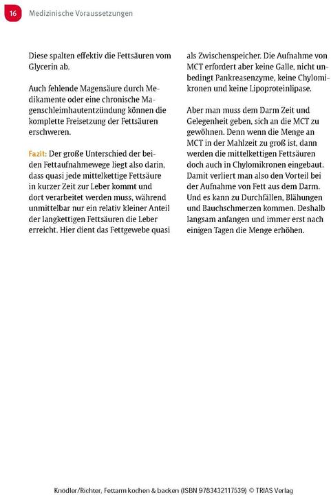 Immagine prodotto Fettarm kochen & backen (Tedesco, Tanja Knödler, Werner O. Richter, 2023)
