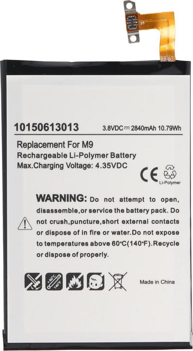 Actual product image AccuCell Akku HTC One M9 Akku 35H00236-01M, B0PGE100