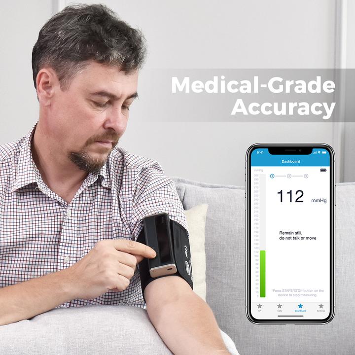 Immagine prodotto ViatomTech BP2 Connect Wi-Fi upper arm bp monitor with ECG (Sfigmomanometro per braccio)