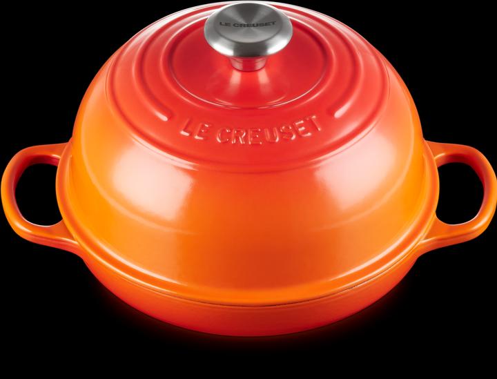 Actual product image Le Creuset Roaster for bread 24cm orange (24 cm, Casserole + Stewpot, Cast iron)