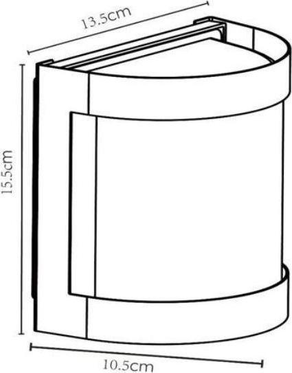 Image du produit Lucide BOLO - Applique Extérieure - 1xE27 - IP44 - Opal 22206/01/30 (E27, IP44)