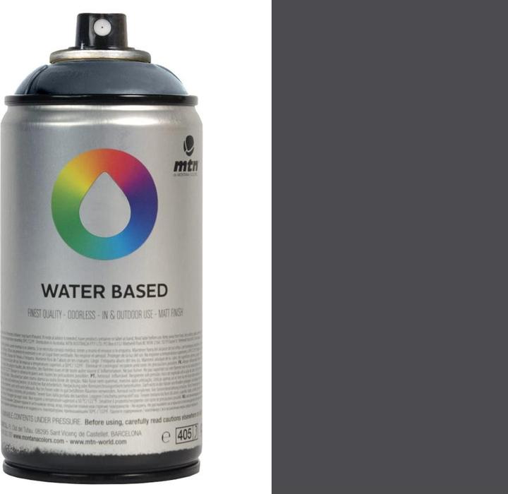 Produktbild Montana Colors Montana MTN Waterbased Spray Neutral Grey Dark (Neutral Grey, Dark, RAL 7016, 0.30 l)