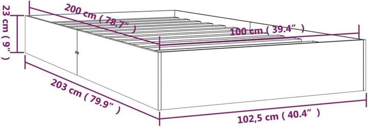 Produktbild VidaXL Lubbert (100 x 200 cm)