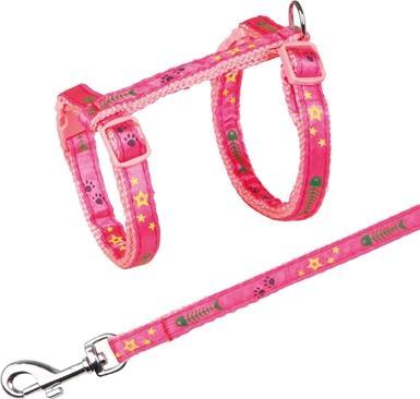 Actual product image Trixie Kitten harness stars/paws (Cat, General)