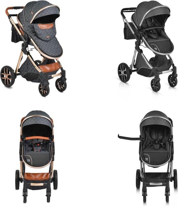 Produktbild Moni Kinderwagen Alma Sitz umbaubar