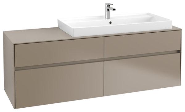 Produktbild Villeroy & Boch Collaro Waschbeckenunterschrank 1600x548x500 mm, 4 Auszüge, für Waschbecken recht